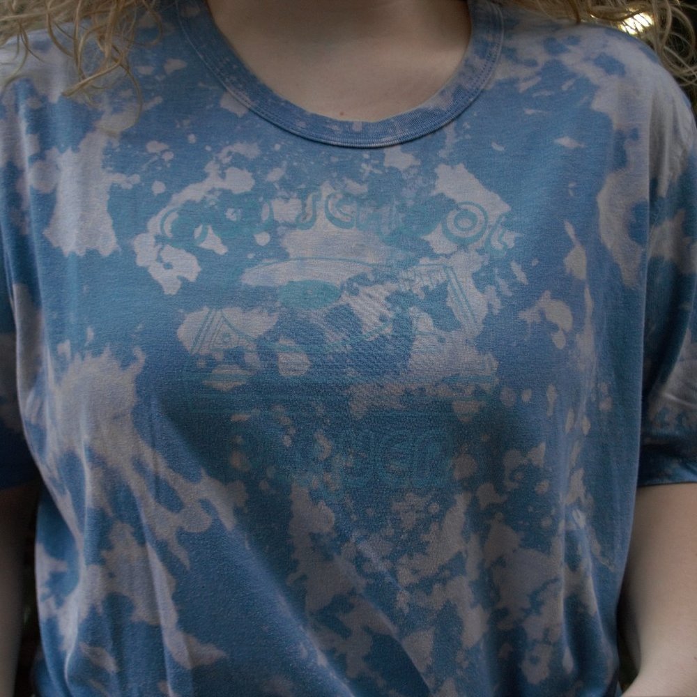 "Old School Player" Bleach-Dyed T-Shirt